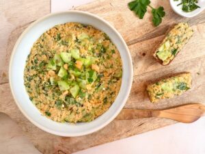 vegan egg salat