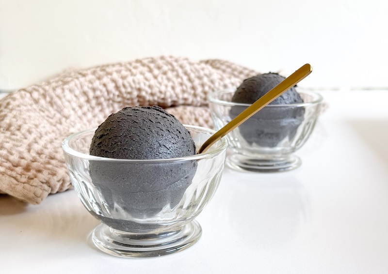 Black Sesame Ice Cream