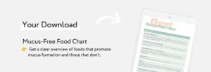 Mucus-Free Food Chart