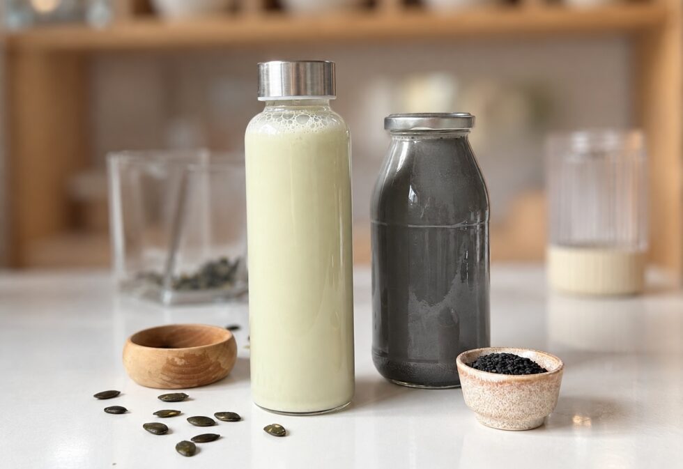 Pumkin Seed and Sesame Milk