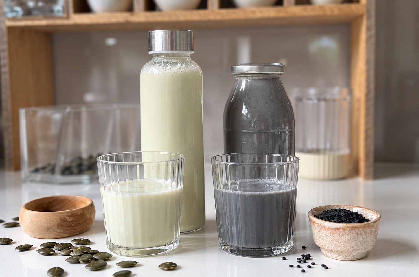 sesame plant-based milk
